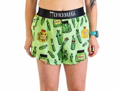 CHICKNLEGS WOMENS PICKLES 4" SPLIT SHORTS