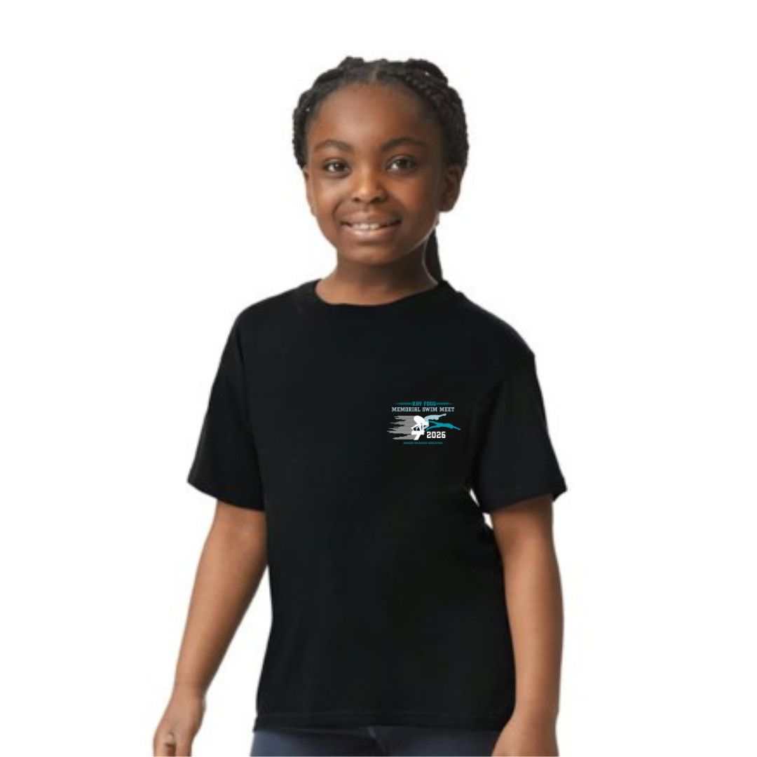 RAY FOGG YOUTH SHORT SLEEVE T-SHIRT - BLACK (POCKET LOGO)