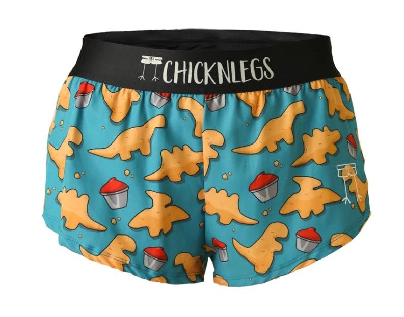 CHICKNLEGS WOMENS NUGGETS 1.5" SPLIT SHORTS