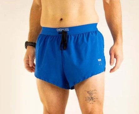 CHICKNLEGS MENS SOLIDS 2" DS SPLIT SHORTS