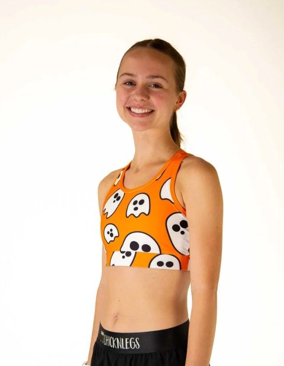 CHICKNLEGS WOMENS GHOSTS OG SPORTS BRA