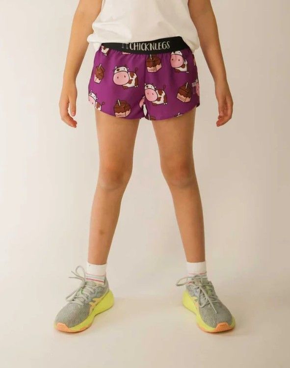 CHICKNLEGS GIRLS CHOCCY COWS SHORTS