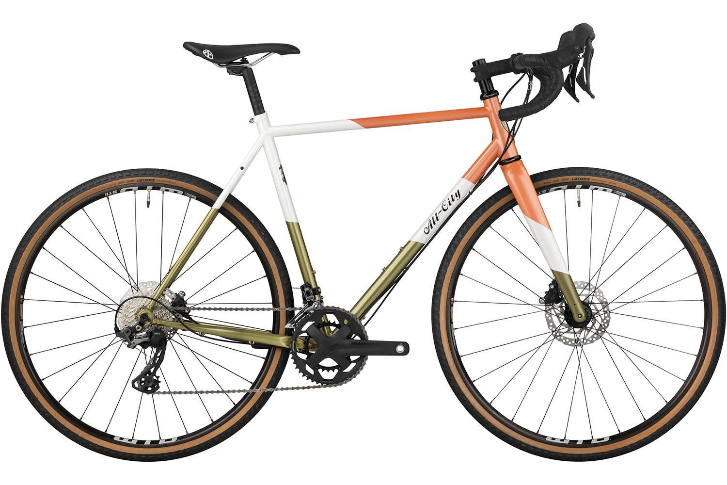 All-City Cosmic Stallion Bike - 700c, Steel, GRX, Coral Moss,52cm