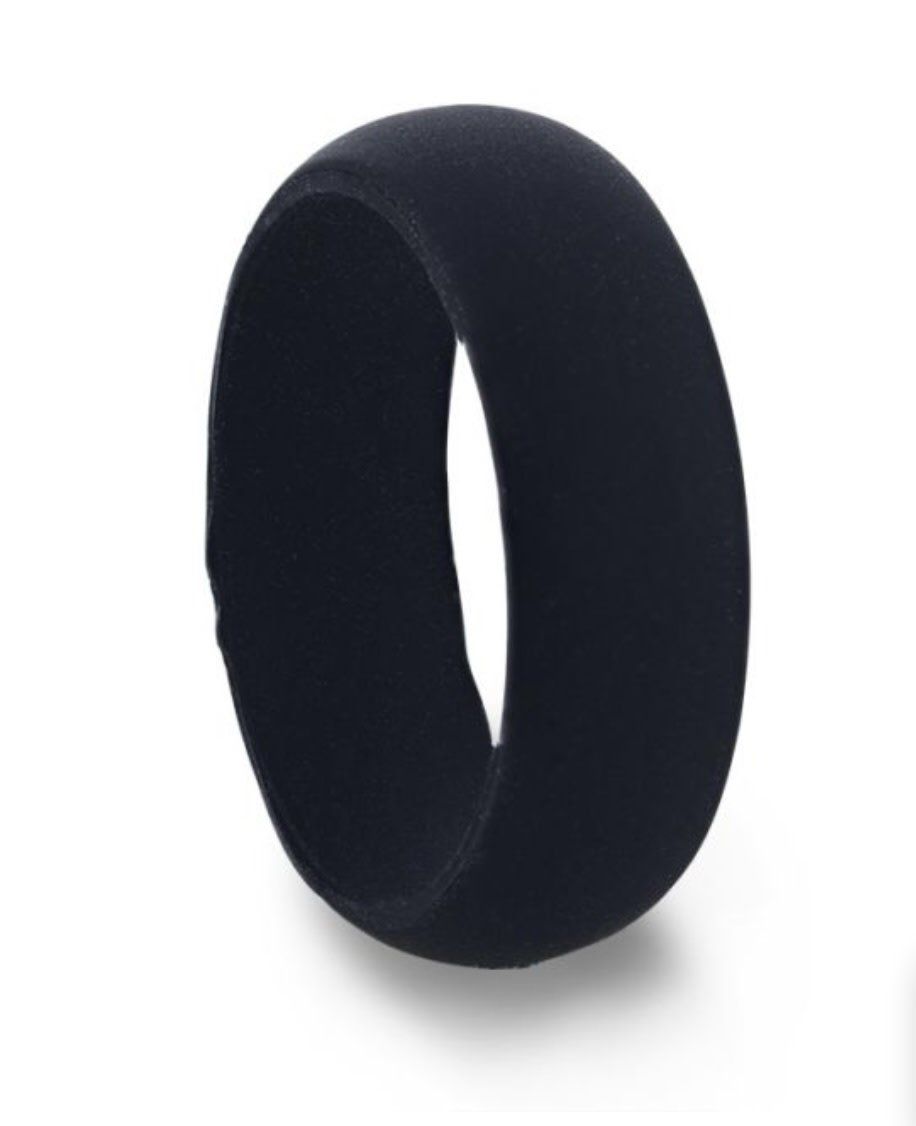 Seal Black Silicone Ring