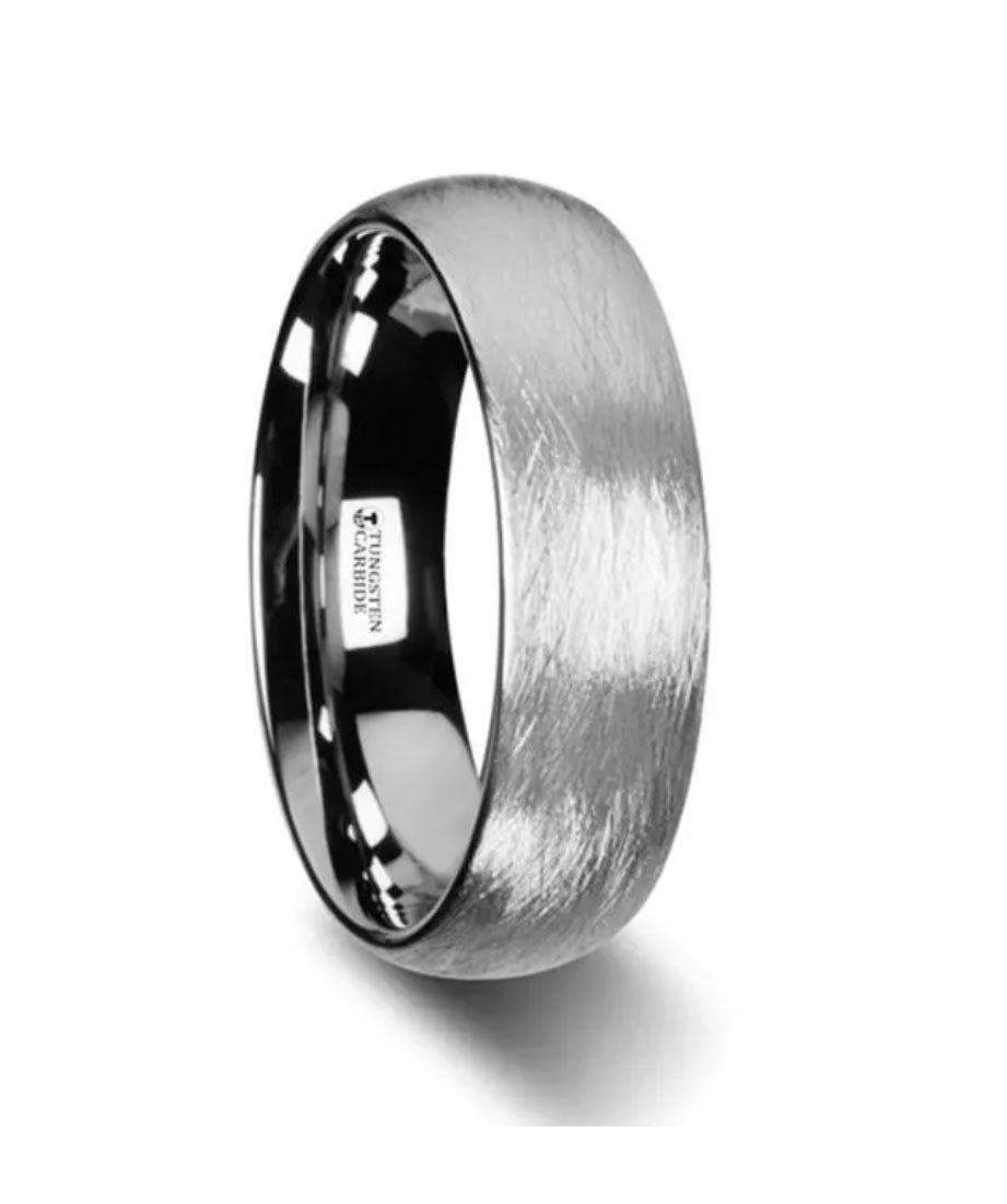 Blackwald Brushed Tungsten Carbide Ring