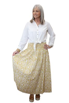 Fritzy Skirt- Mellow Yellow