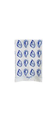 Oysters Linen Tea Towel