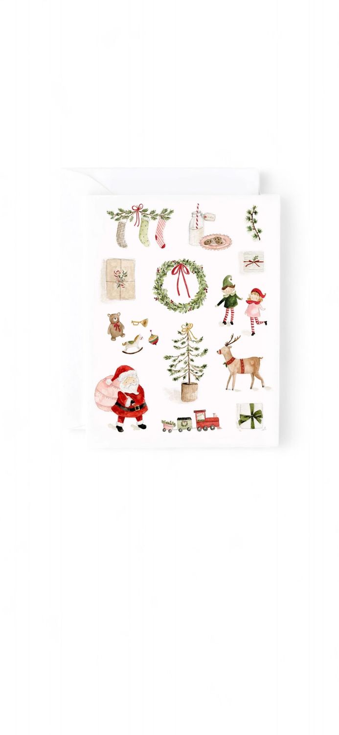 Santa’s Workshop Notecard Set