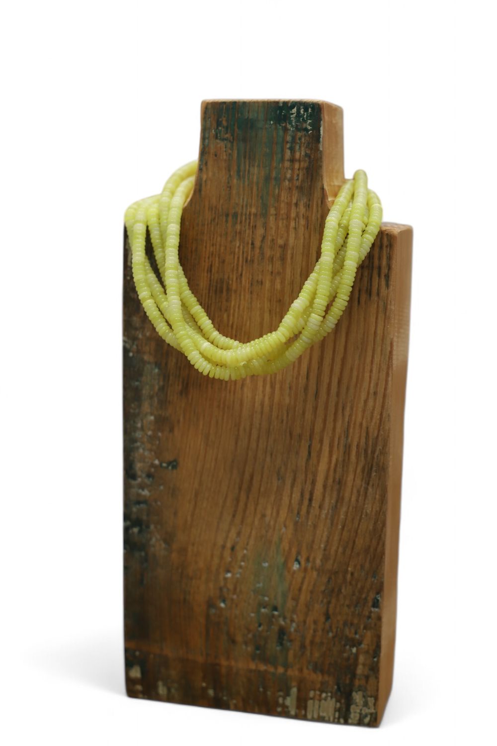 Lemon Lime Beaded Collar