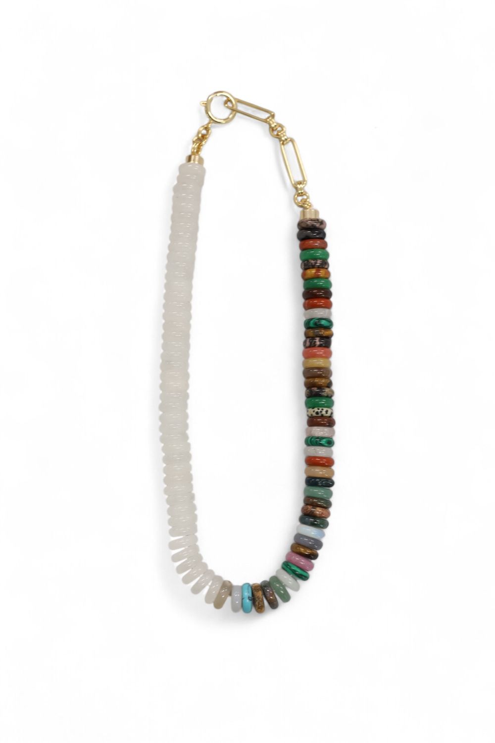 White &amp; Fruity Beaded Necklace