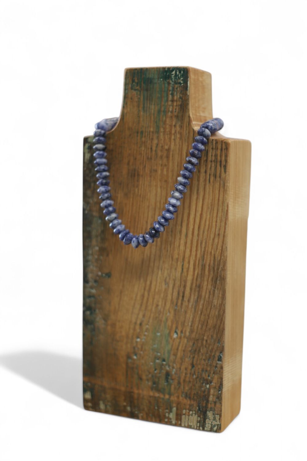Slate Blue Beaded Necklace