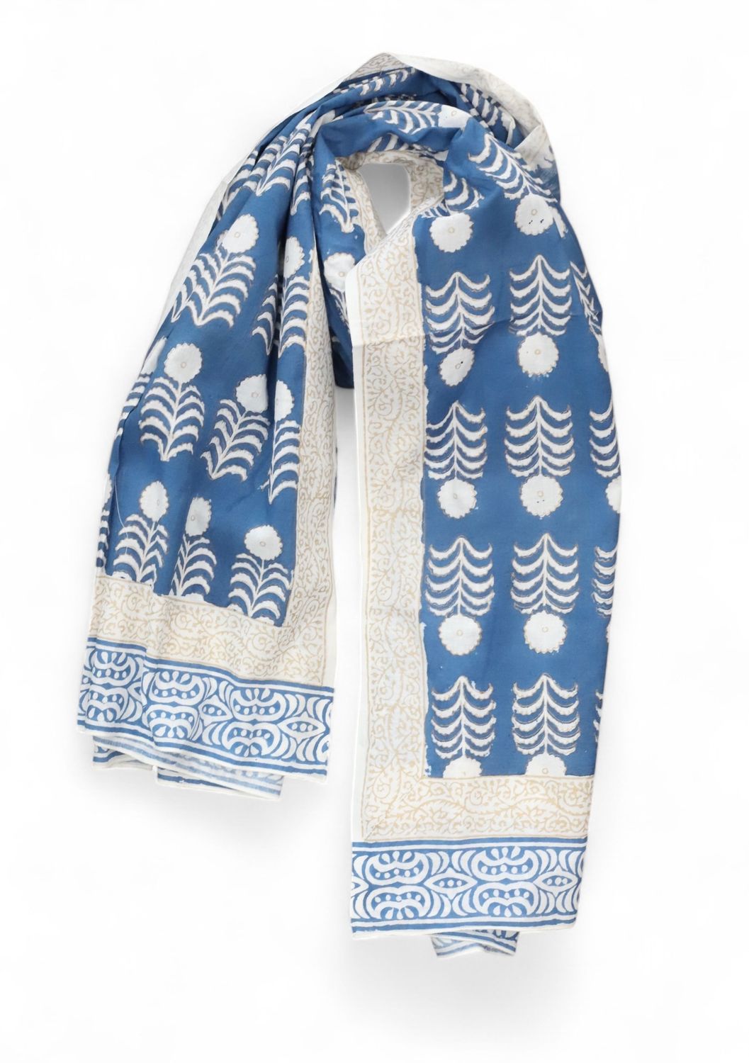 Indigo Glitzy Poppy Pareo/Scarf