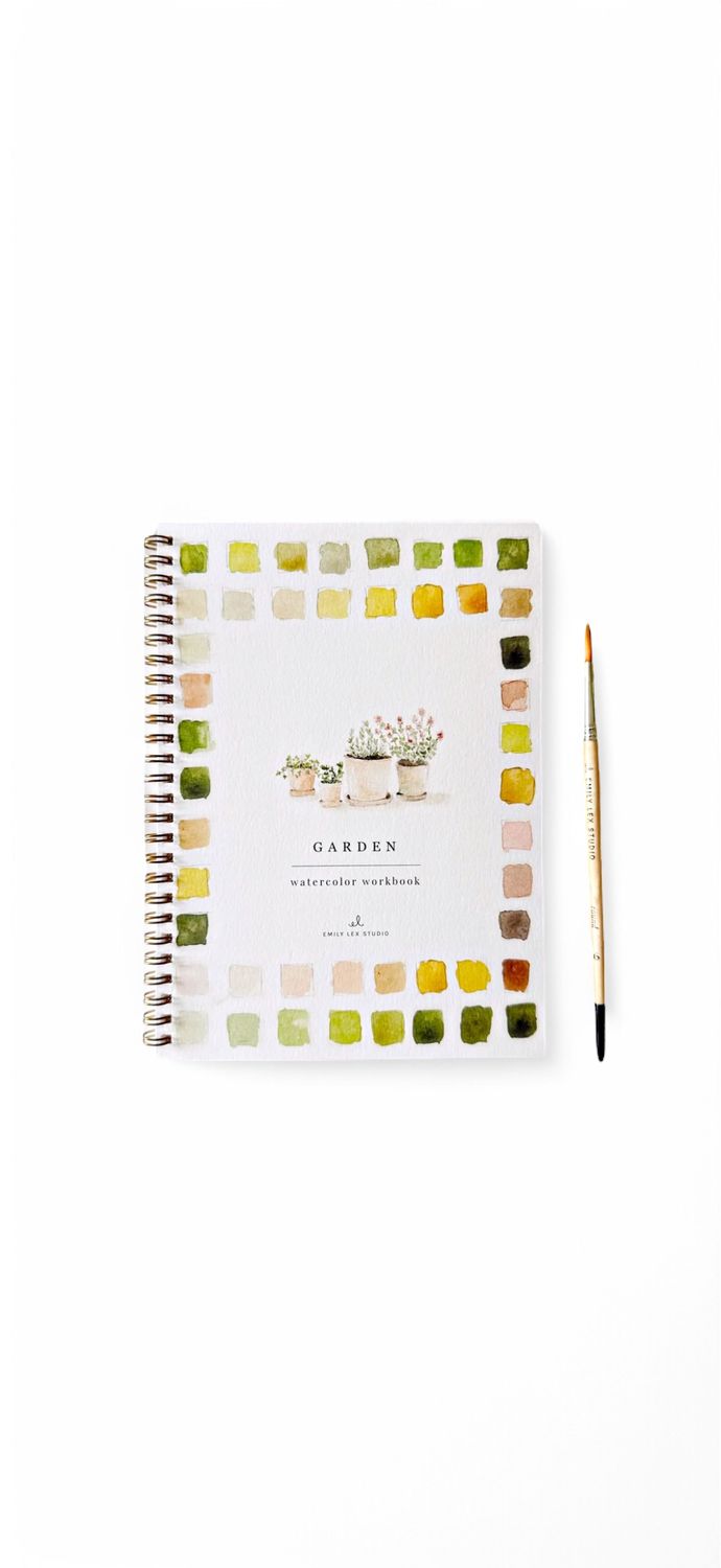 Garden Watercolor Workbook