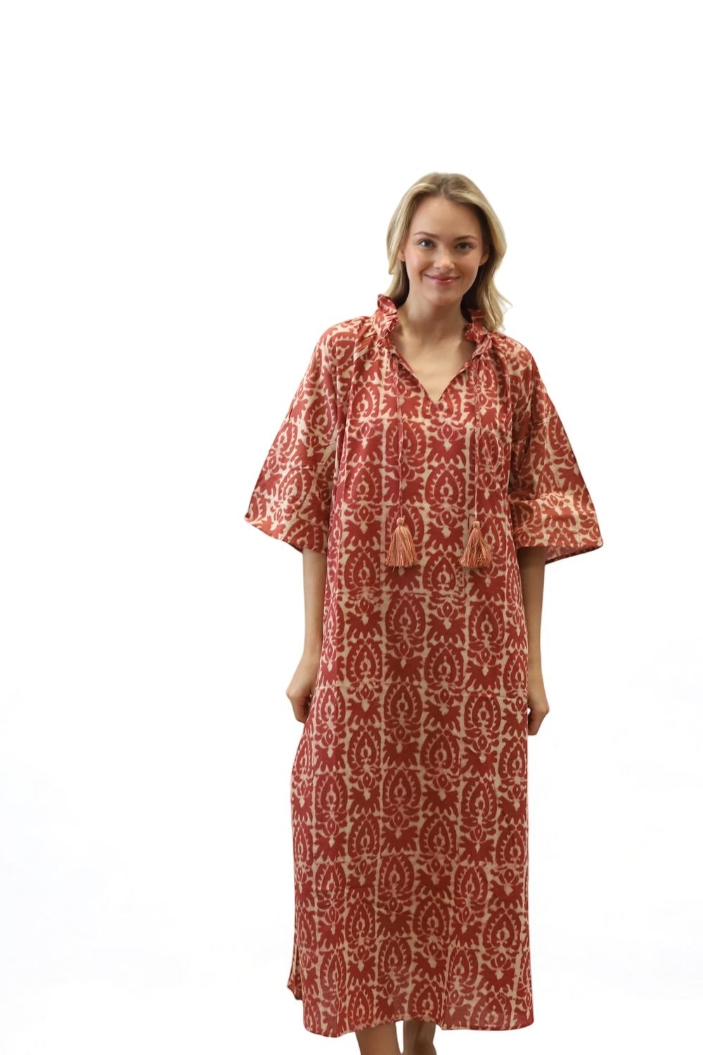 Butterfly Kaftan- Old Rose