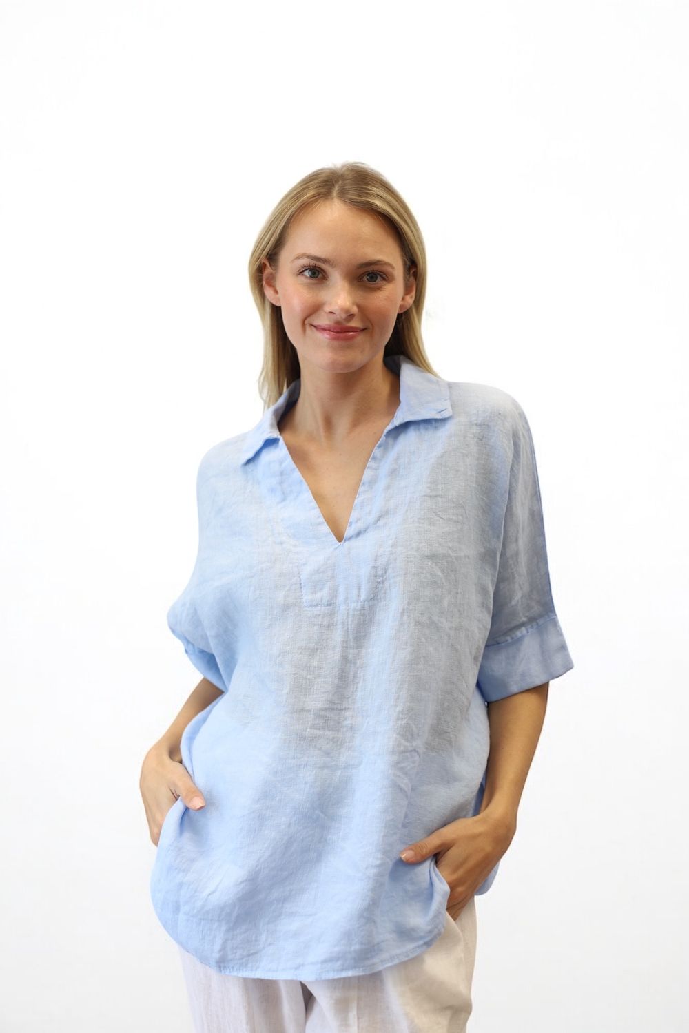 Dorsey Linen Blouse