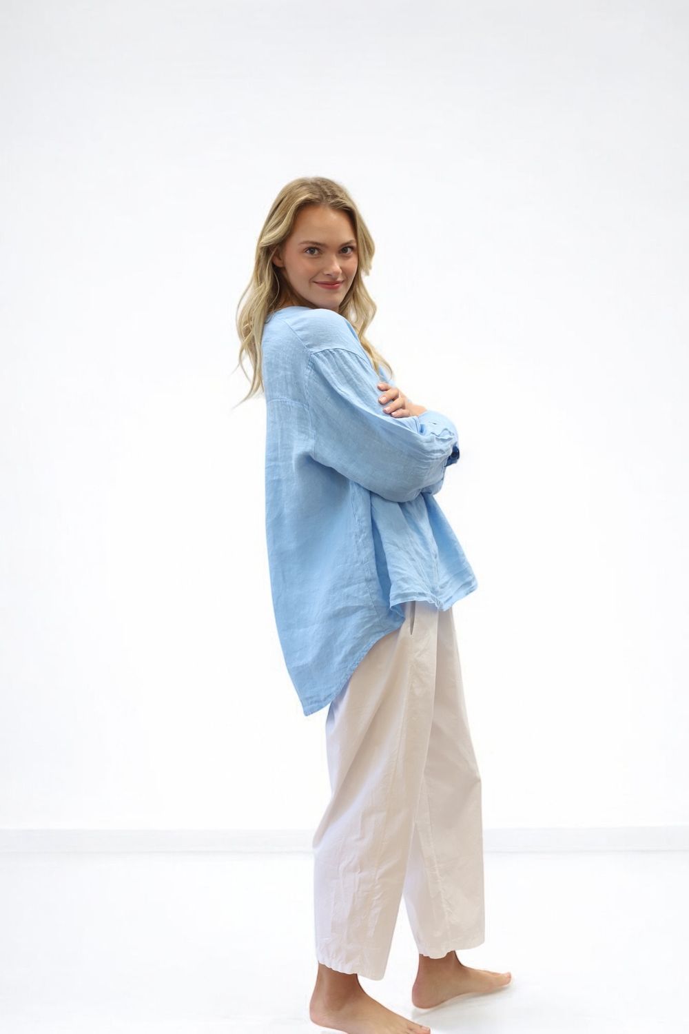 Shoreline Linen Popover