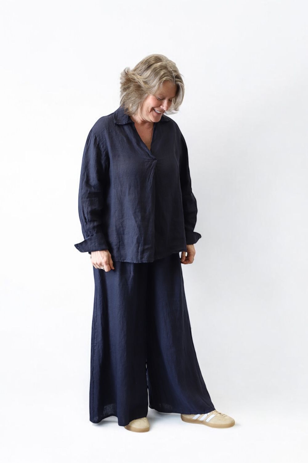 Lainey Wide Leg Linen Pants