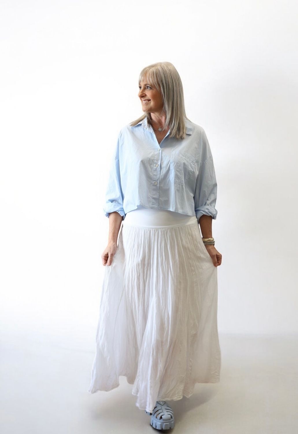 Good Cotton Crinkle Skirt