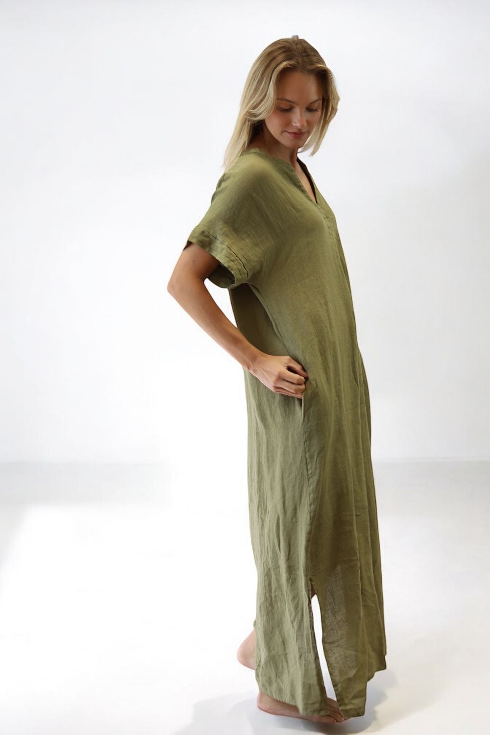 Marina Linen Kaftan