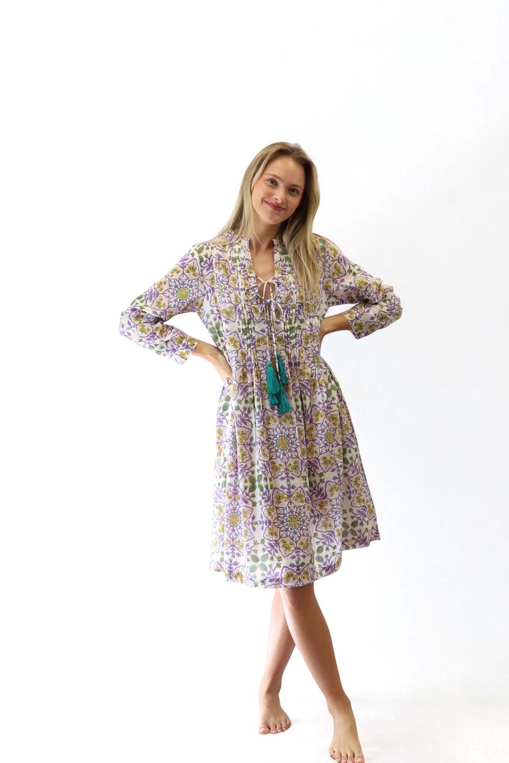 Patsy Dress- Lilac Garden