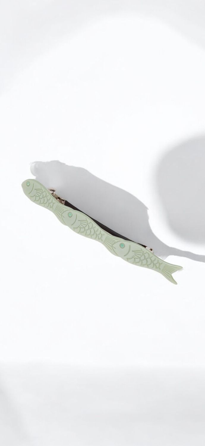 Three Fish French Barrette