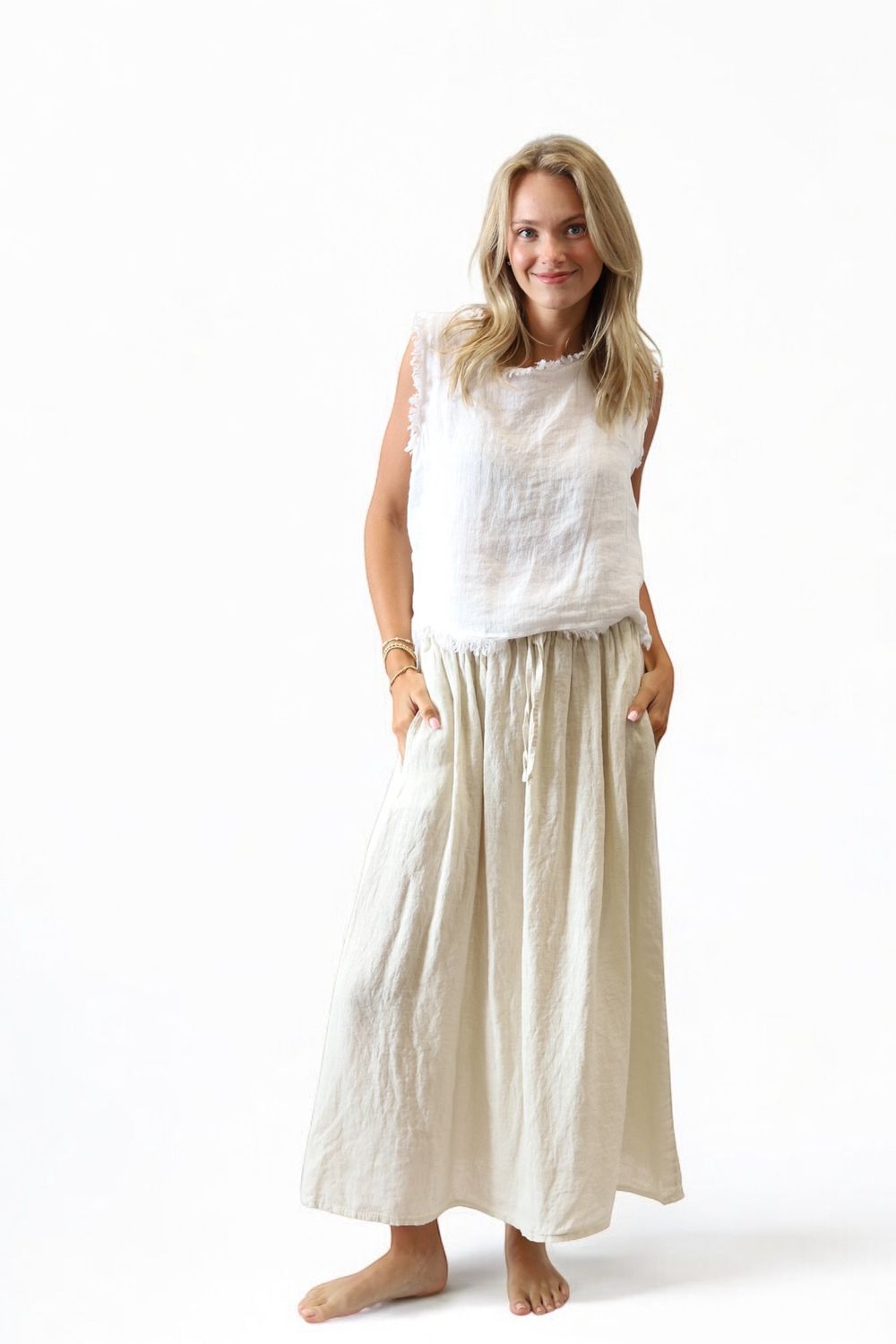 Simple Linen Skirt