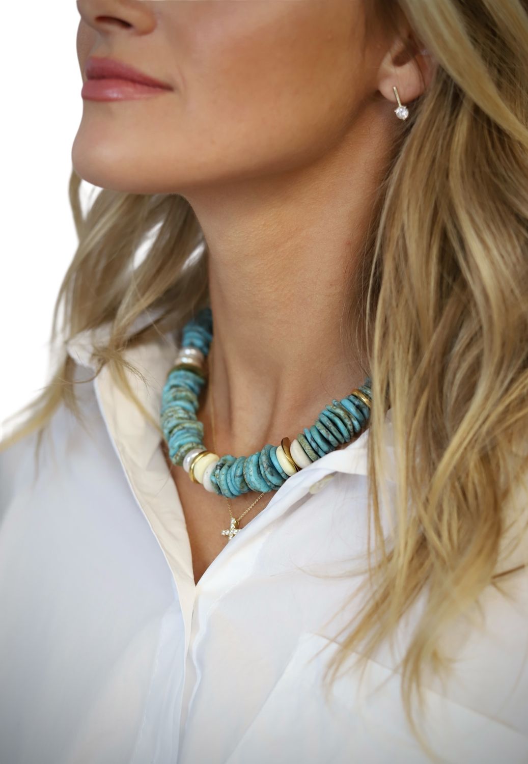 Gayle Turq Beaded Statement Necklace