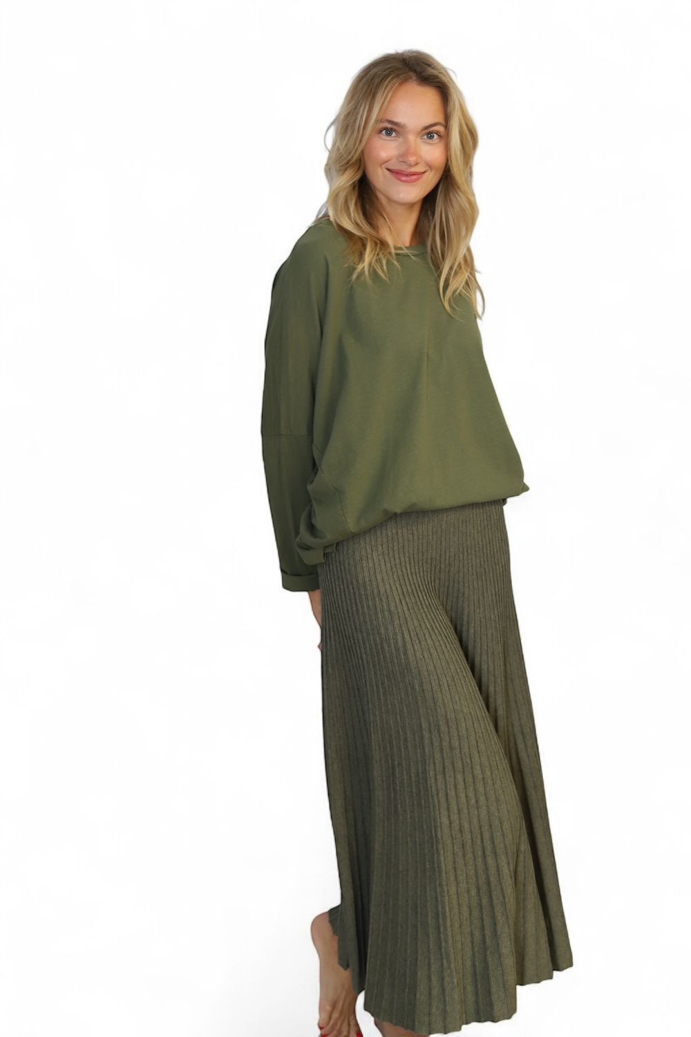 City Sweater Skirt Hunter