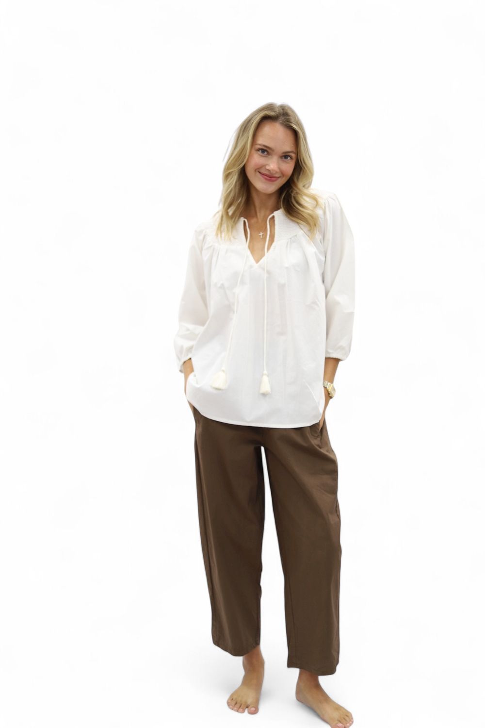 Everyday Poplin Trousers
