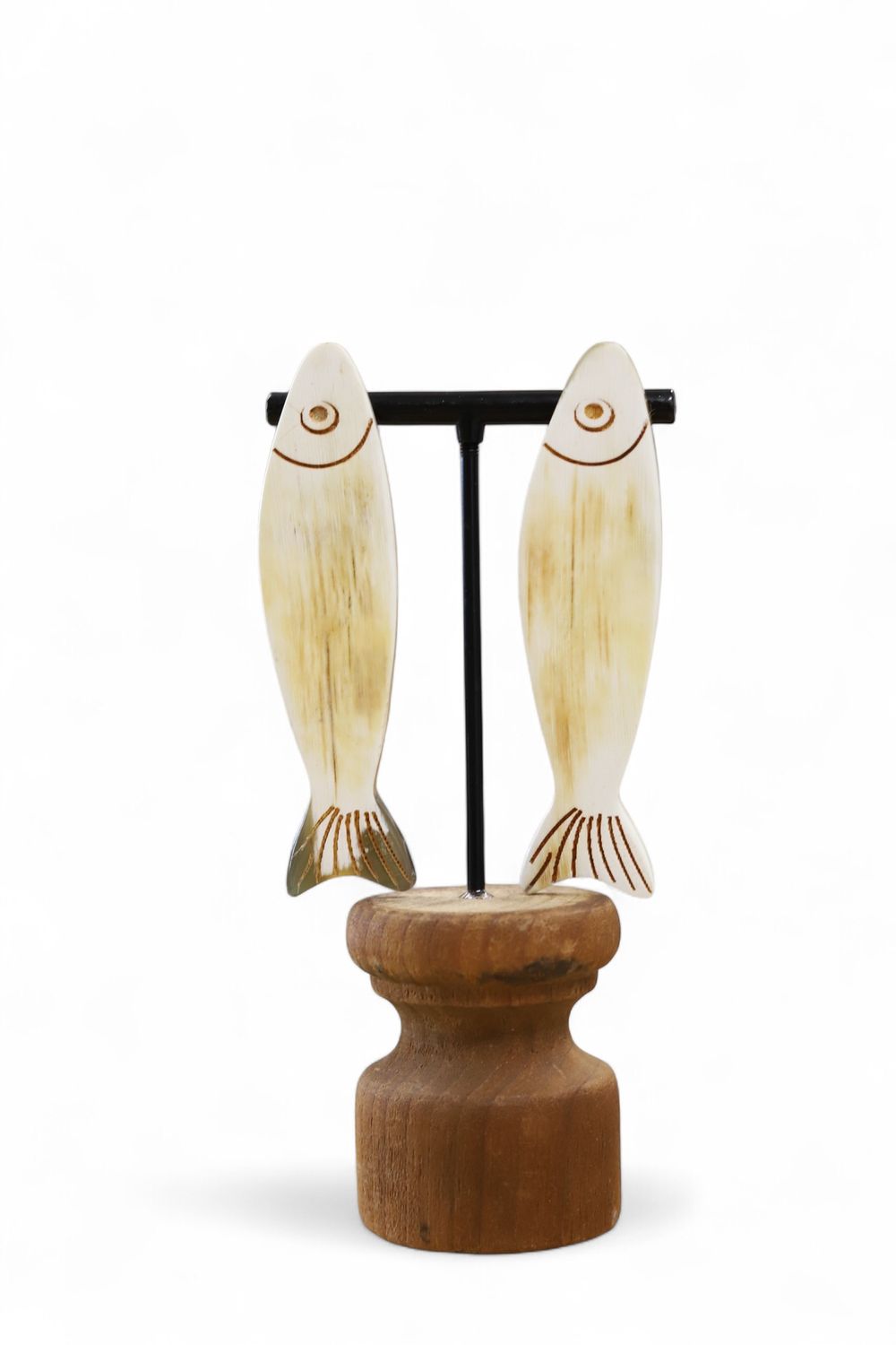 Horn Fish Earrings