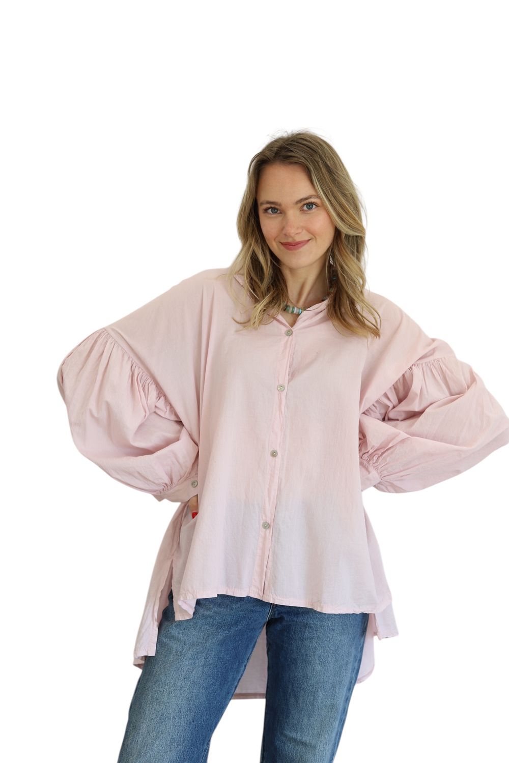 Airy Butterfly Blouse- Solid