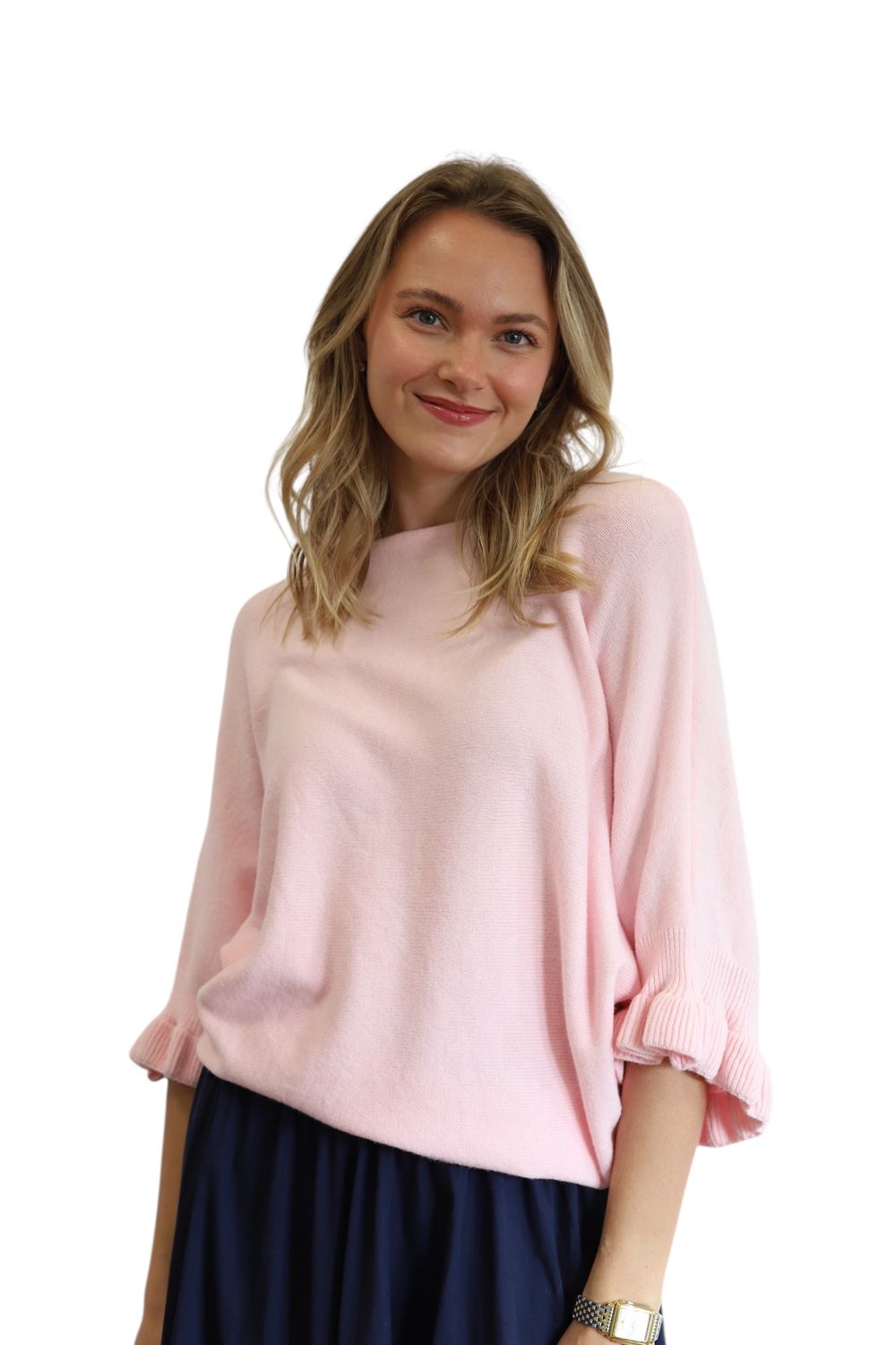 Ruffle Sleeve T-Shirt Sweater