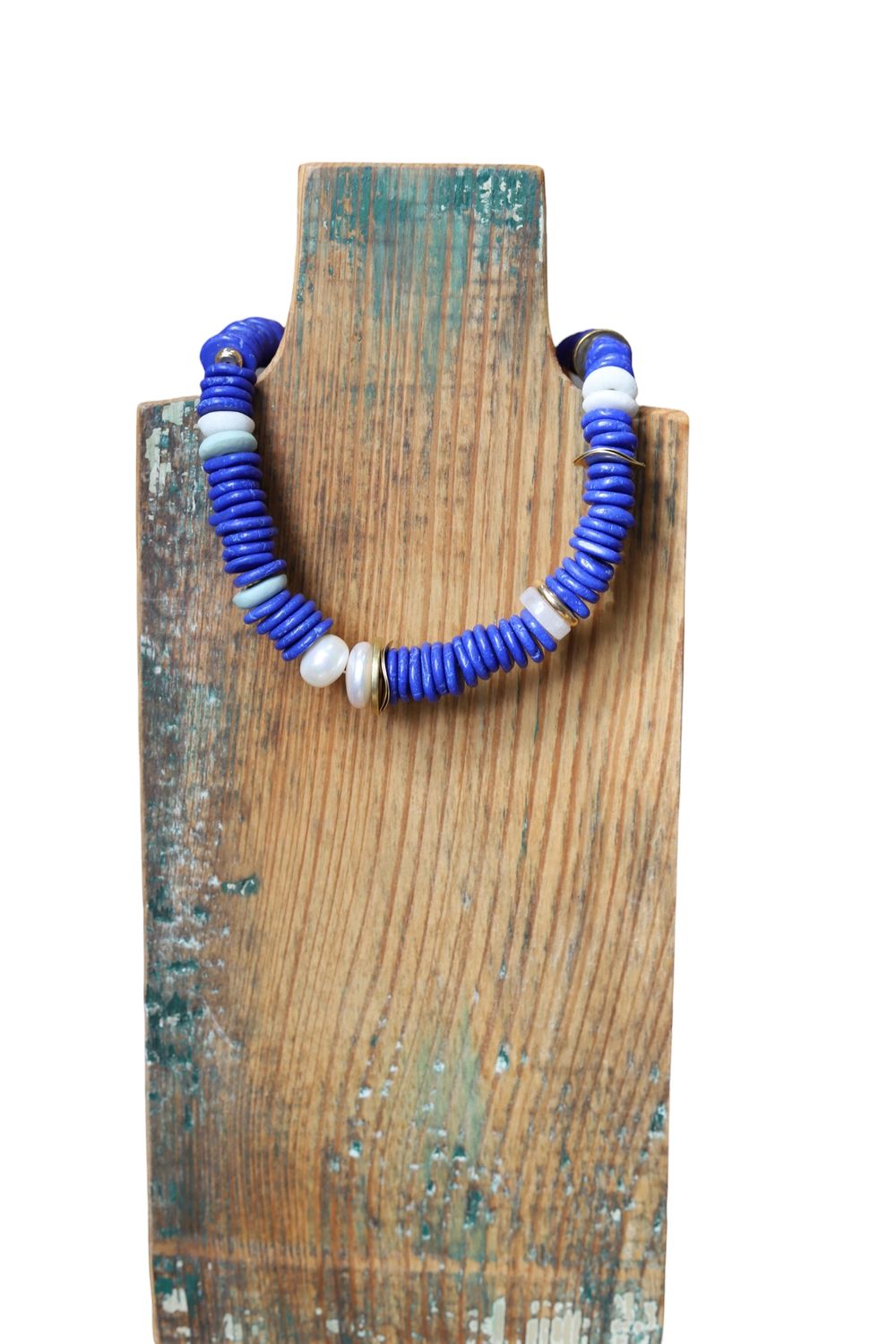 Gayle Statement Necklace- Cobalt