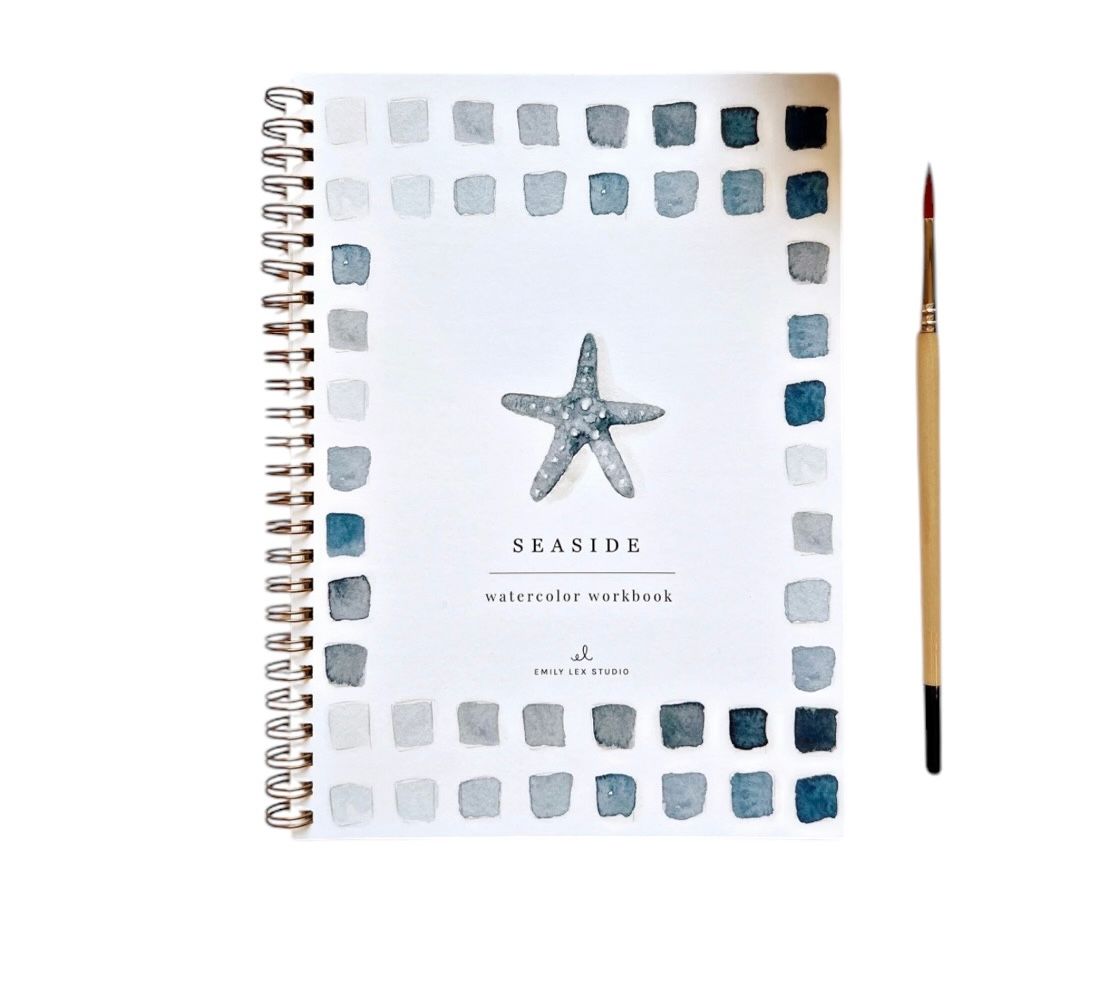 Seaside Watercolor Workbook