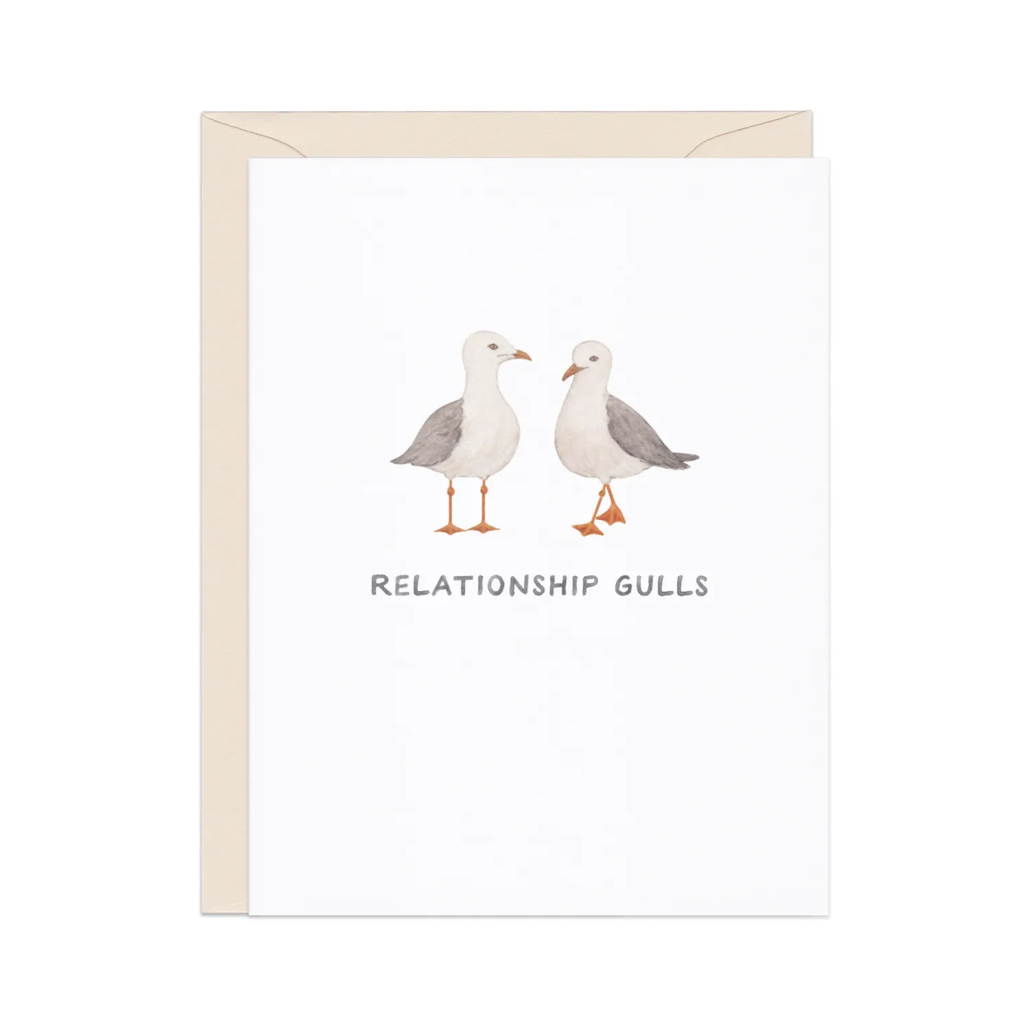 Relationship Gulls Card