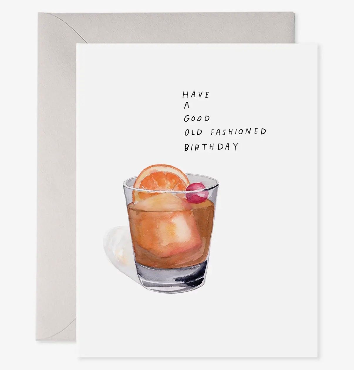 Old Fashioned Birthday Card