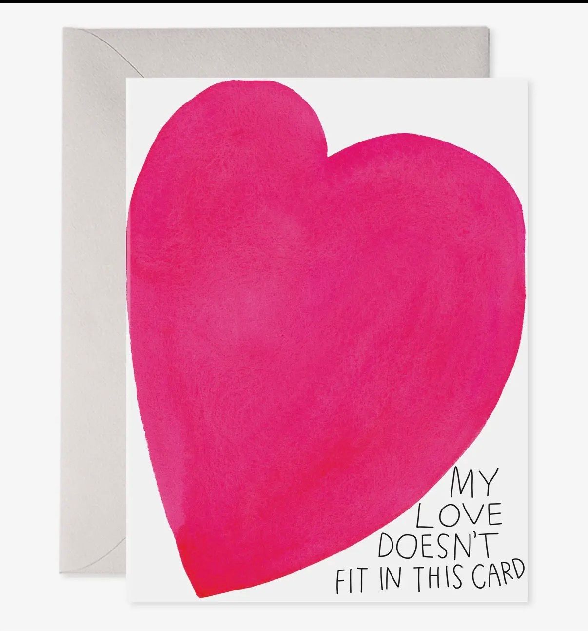 Squeezed Heart Card