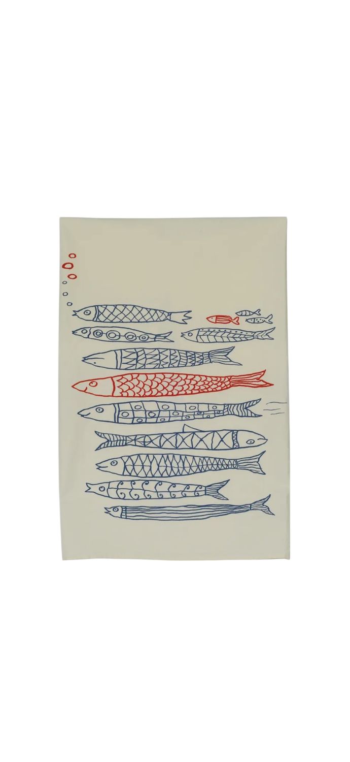 School of Fish Tea Towel