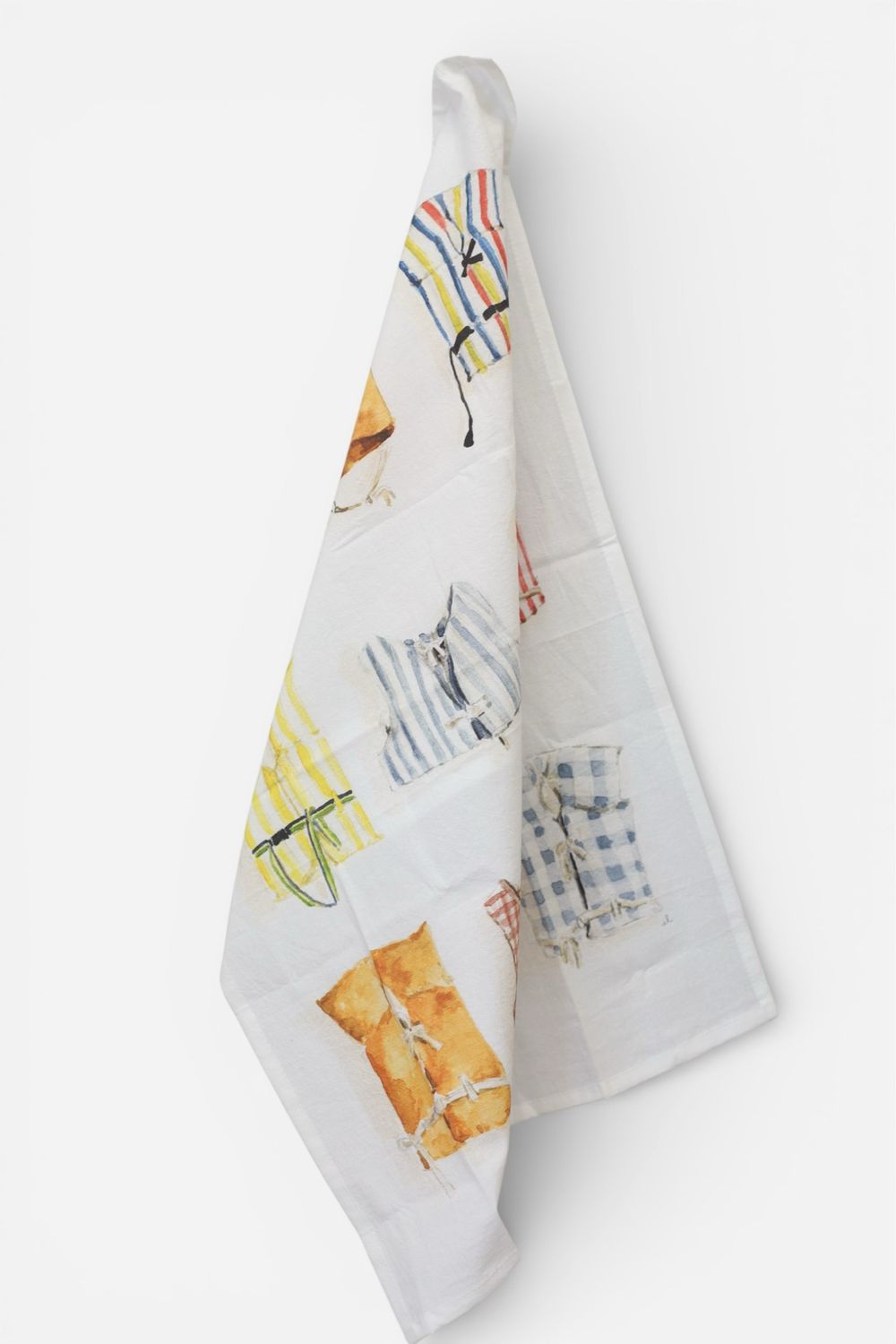 Boat Coats Tea Towel