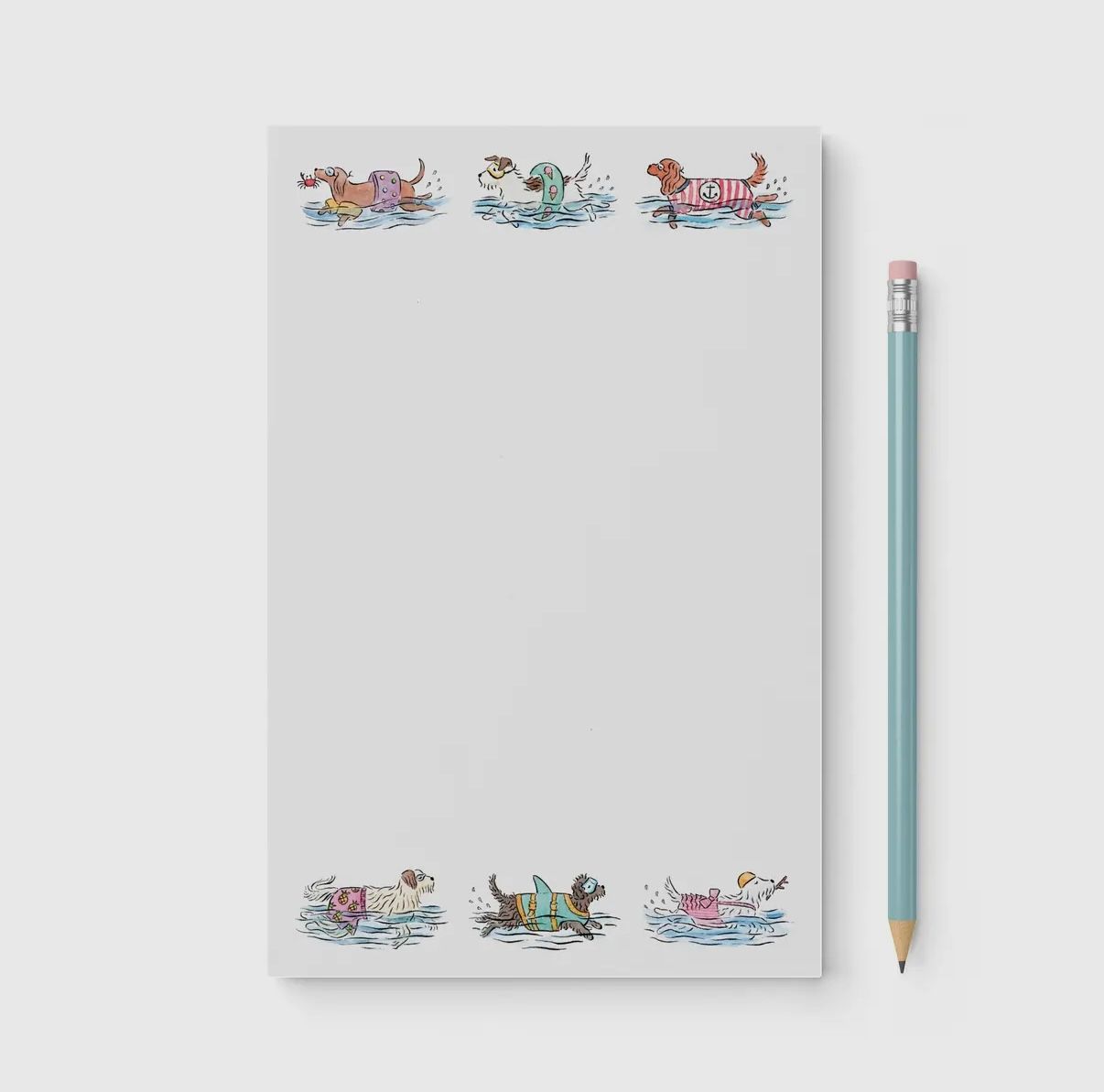 Swimming Pups Notepad