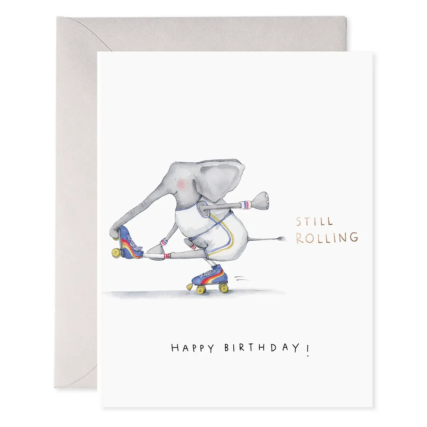 Still Rolling Greeting Card