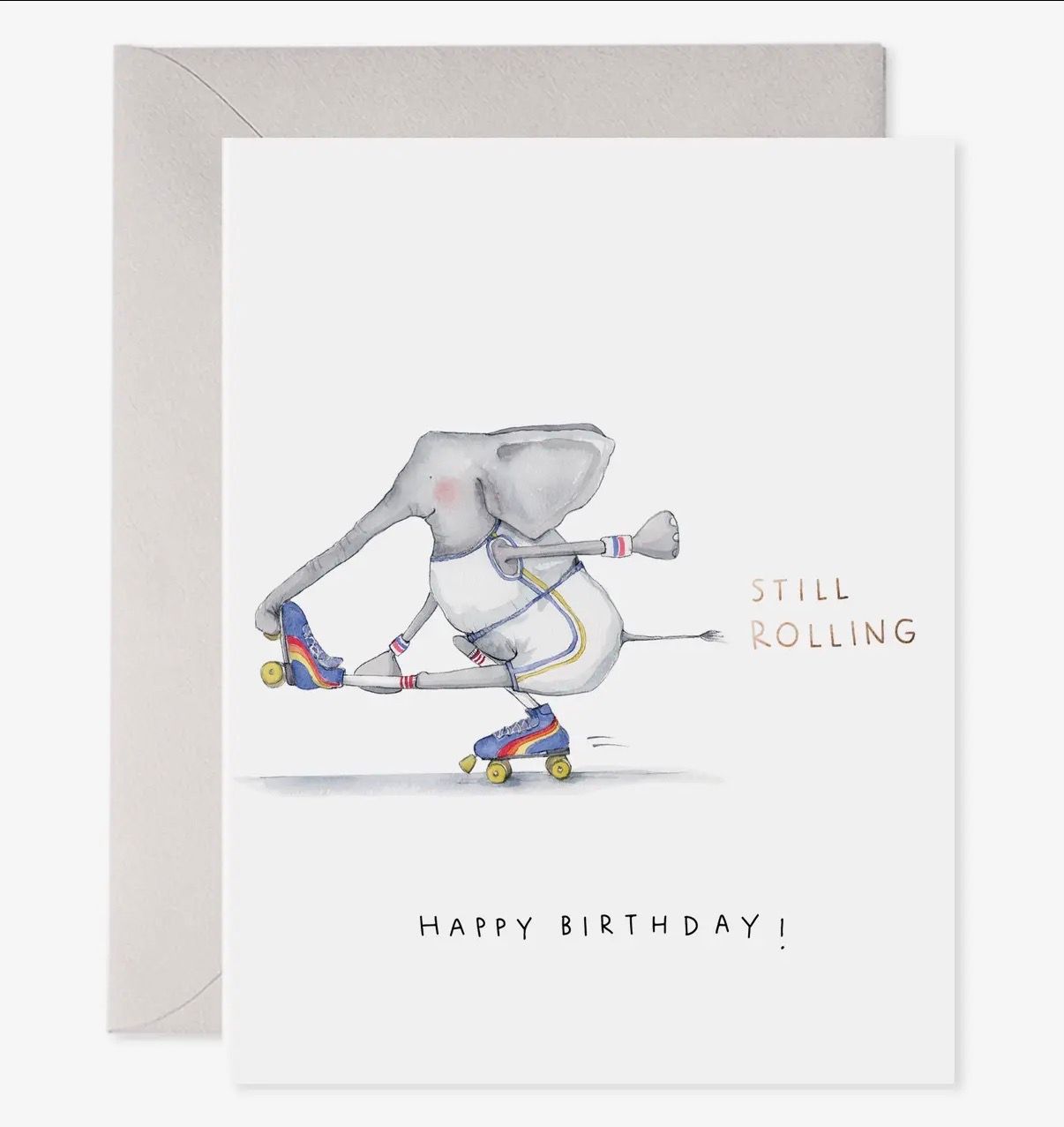 Still Rolling Greeting Card