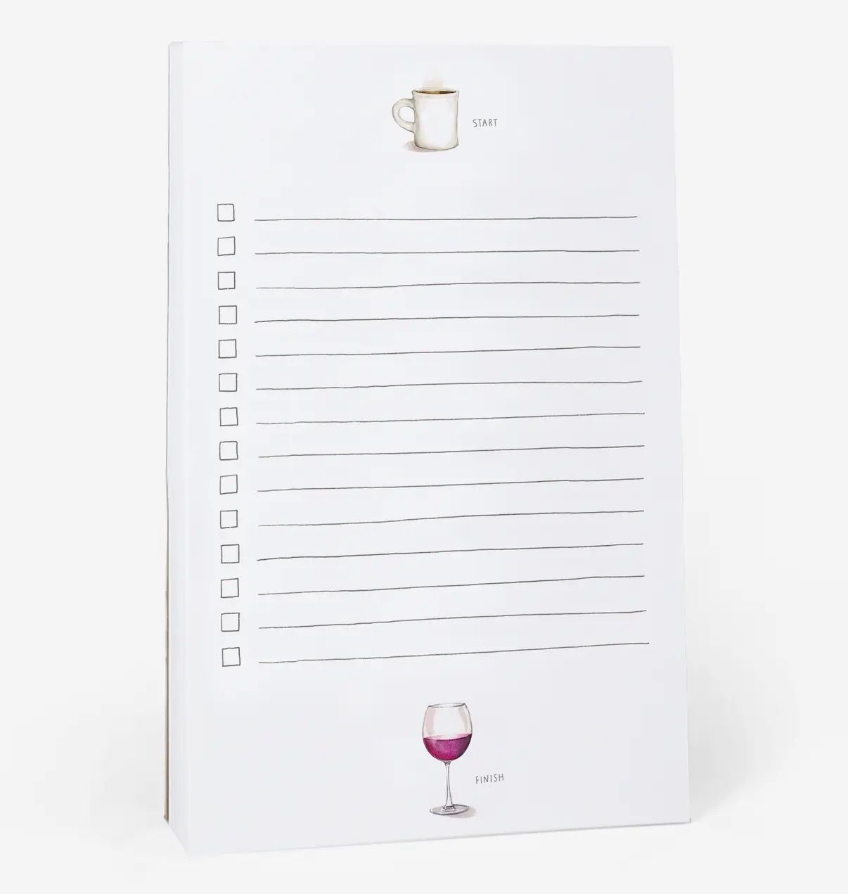 Start &amp; Finish Lined Notepad