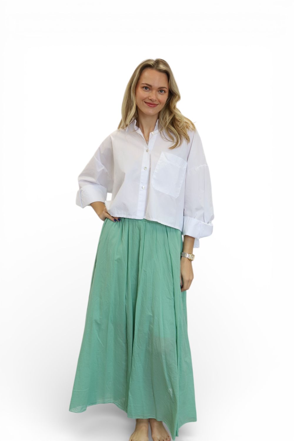 Donna’s Skirt- Spring Green