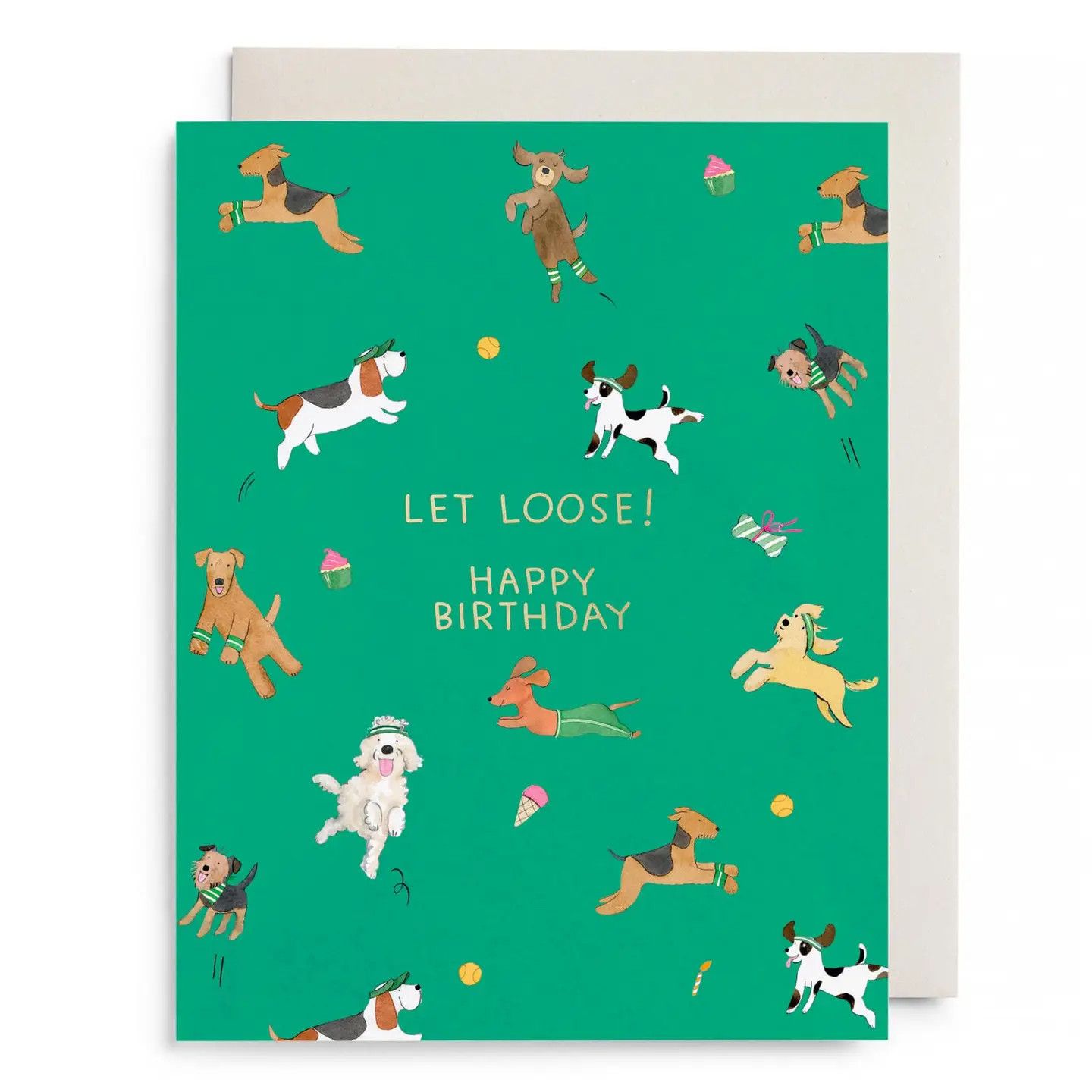 Off Leash Birthday Card