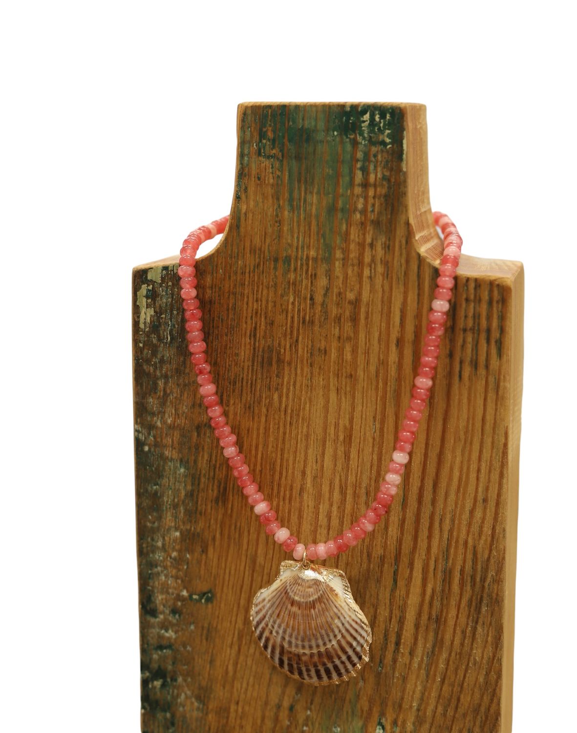 Pink Shell Pendant Strand