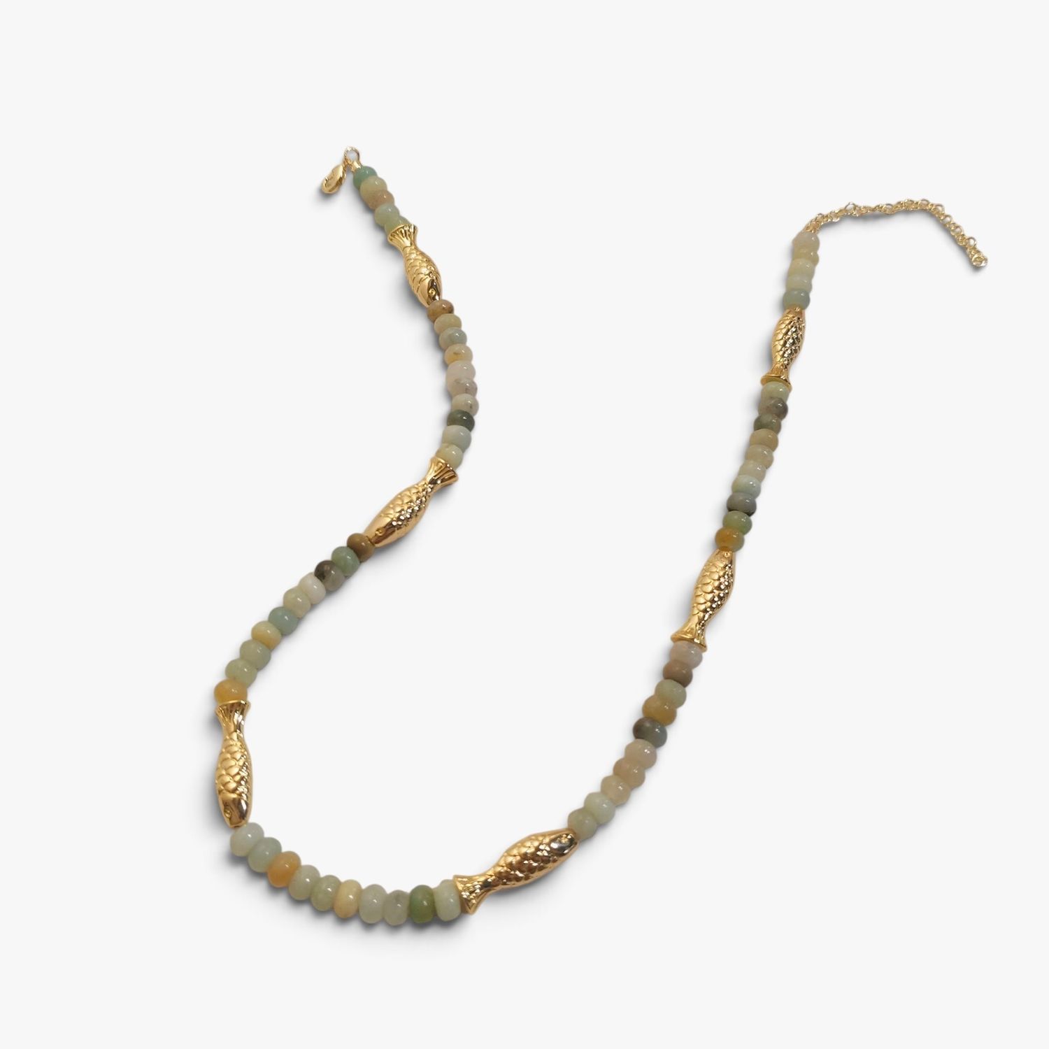 Multi Fish Beaded Necklace