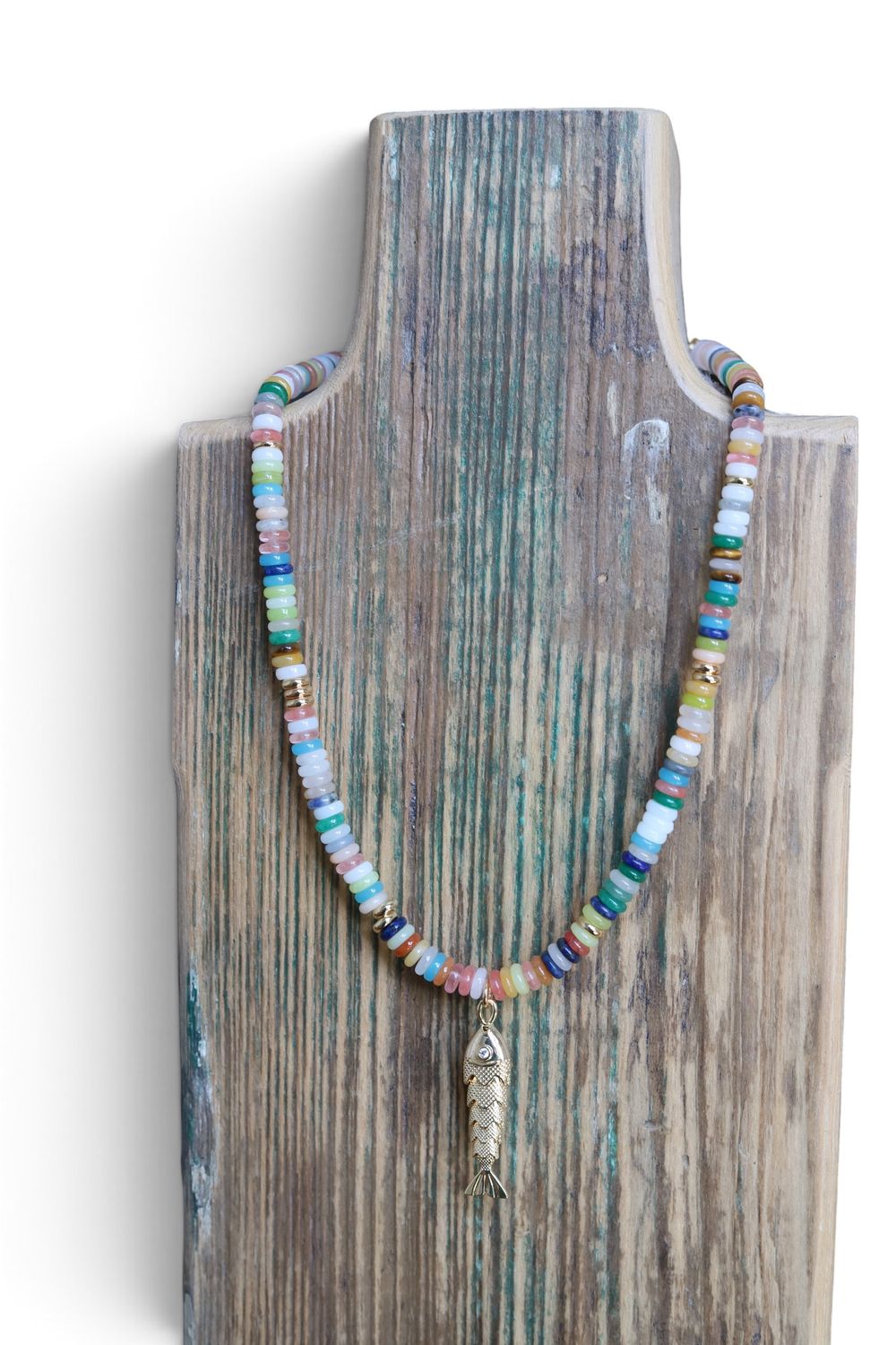 Multi Fish Beaded Necklace