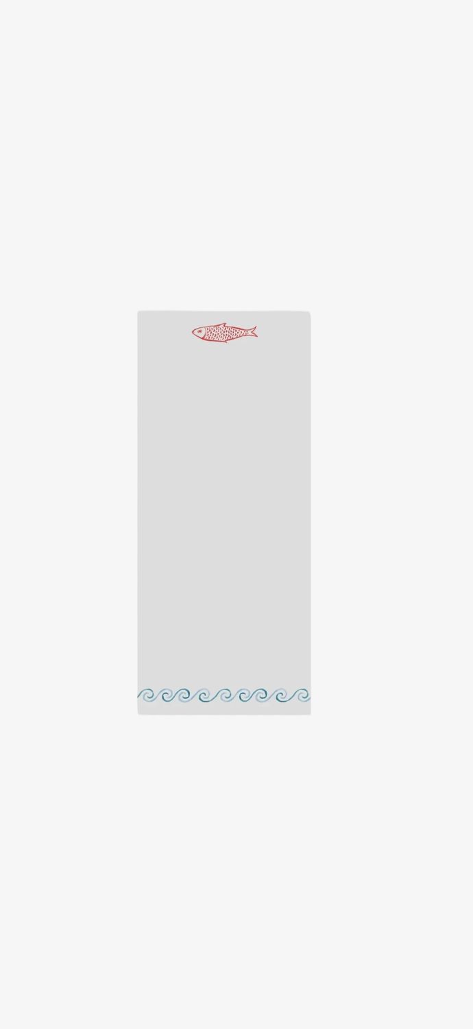 Fish &amp; Wave Notepad