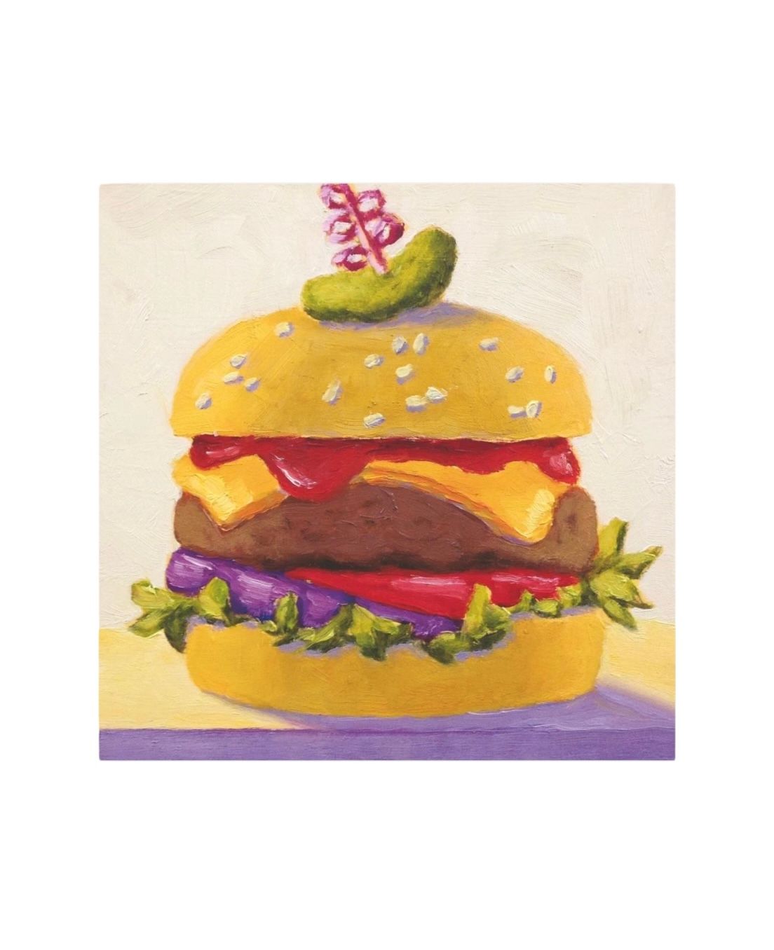 Beverage Napkins- Cheeseburger